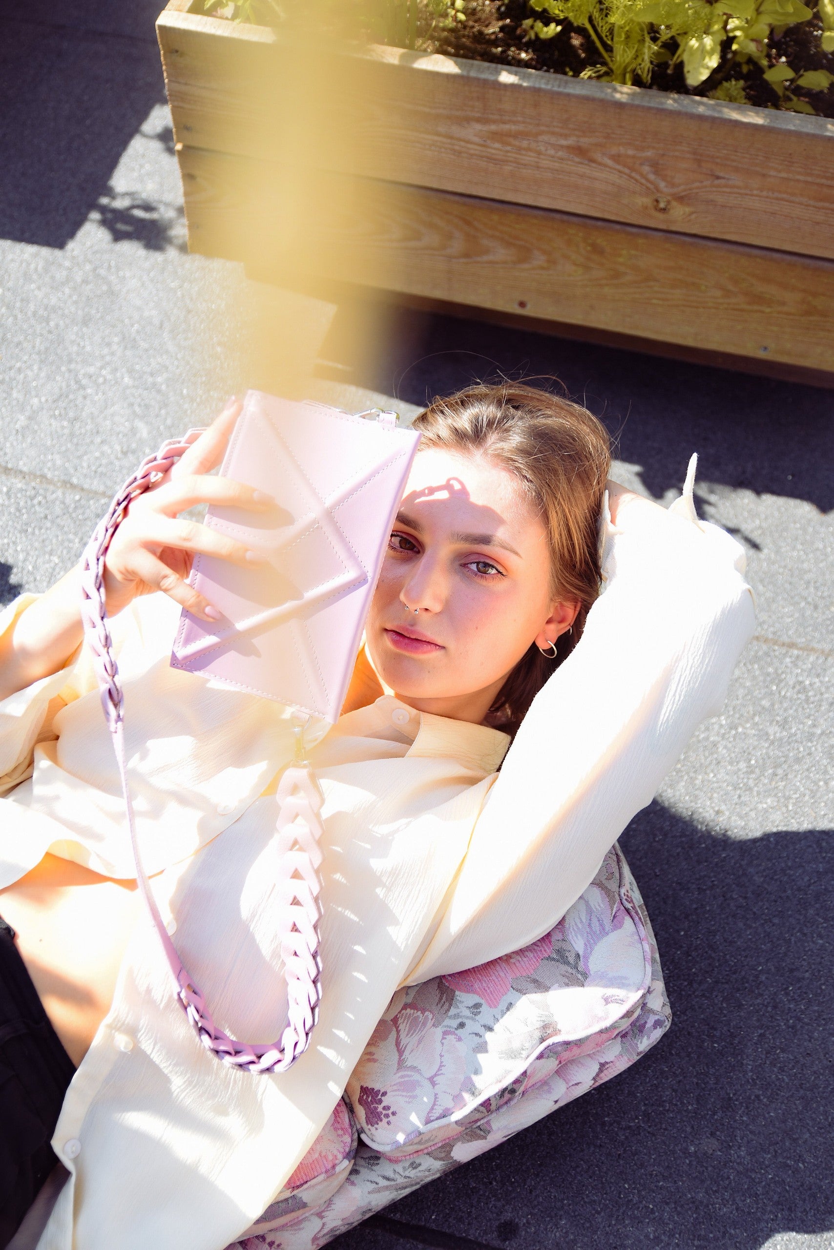 FACET Clutch with Venice Strap