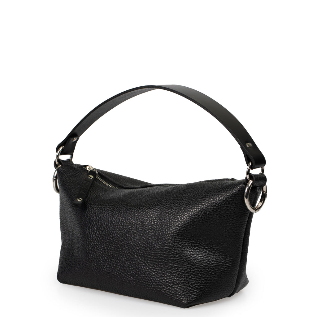 Soft Leather Baguette Handbag Selena